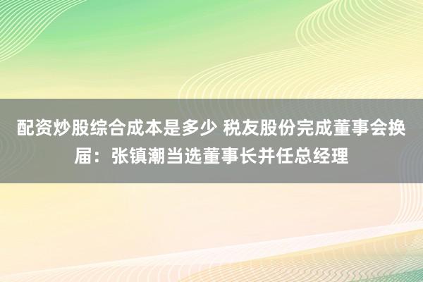 配资炒股综合成本是多少 税友股份完成董事会换届：张镇潮当选董事长并任总经理